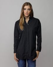 BLACK WOMEN'S LOOSE SHIRT