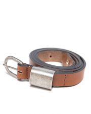 BROWN WOMEN'S LEATHER BELT