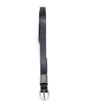 BLACK WOMEN'S LEATHER BELT