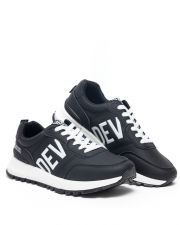 BLACK MEN'S SNEAKERS - FRED