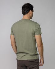 KHAKI MEN'S SHORT SLEEVE T-SHIRT