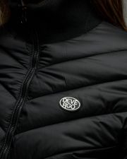 BLACK WOMEN'S SHORT QUILTED COAT