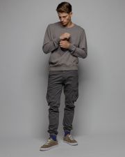 MEN'S LONG SLEEVE BUTTON T-SHIRT