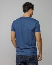 BLUE MEN'S SHORT SLEEVE T-SHIRT