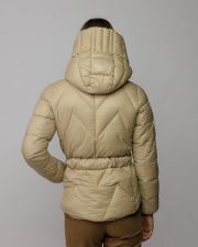 BEIGE WOMEN'S SHORT COAT