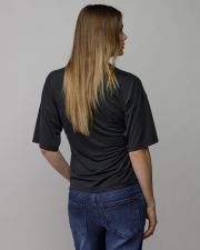 BLACK WOMEN'S SHORT SLEEVE T-SHIRT