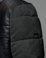 BLACK MEN'S VEGAN LEATHER COAT