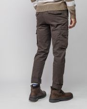 BROWN MEN'S SIDE POCKET PANTS