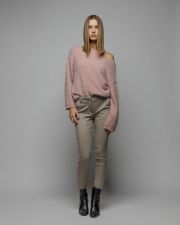 BROWN WOMEN'S CHINO PANTS