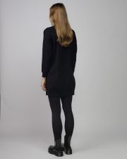 BLACK WOMEN'S KNITTED DRESS
