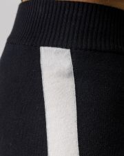 BLACK WOMEN'S KNITTED PANTS