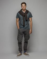 GREY MEN'S SHORT SLEEVE POLO SHIRT