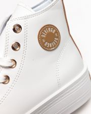 WHITE WOMEN'S SNEAKERS - MEGI