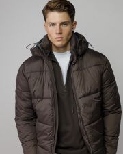 BROWN MEN'S COAT