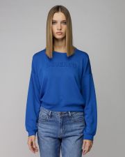 BLUE WOMEN'S SWEATER