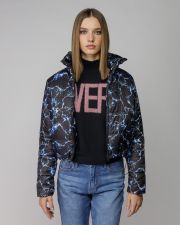 BLUE WOMEN'S SHORT COAT