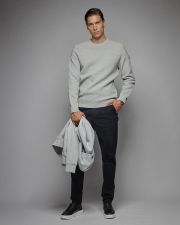 BEIGE MEN'S KNITTED SWEATER