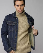 BLUE MEN'S DENIM JACKET