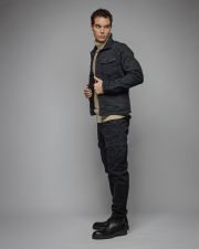 BLACK MEN'S DENIM JACKET