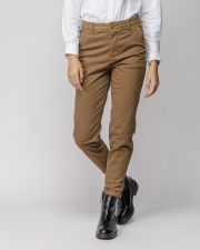 YELLOW WOMEN'S CHINO PANTS