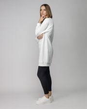 WHITE WOMEN'S JACQUARD DRESS