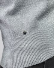 SILVER WOMEN'S KNITTED TURTLENECK SWEATER