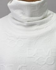 WHITE WOMEN'S JACQUARD SWEATER