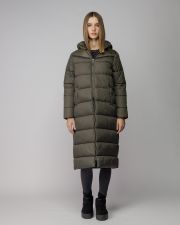 KHAKI WOMEN'S LONG WINTER COAT