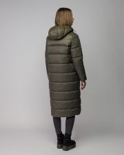 KHAKI WOMEN'S LONG WINTER COAT