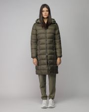 KHAKI WOMEN'S LONG WINTER COAT