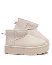 BEIGE WOMEN'S BOOTS - LIL