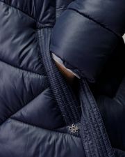 BLUE WOMEN'S LONG WINTER COAT