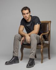 BLACK MEN'S SHORT SLEEVE T-SHIRT