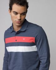 MULTICOLOR MEN'S LONG SLEEVE POLO SHIRT