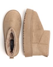 BEIGE WOMEN'S BOOTS - LIL