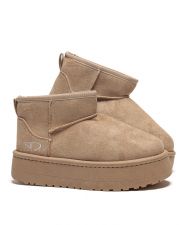BEIGE WOMEN'S BOOTS - LIL