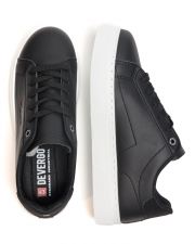 BLACK MEN'S SNEAKERS - STEAM