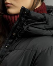 BLACK WOMEN'S LONG WINTER COAT