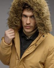 YELLOW MEN'S LONG COAT