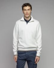 WHITE MEN'S SWEATER