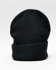 BLACK MEN'S KNITTED CAP