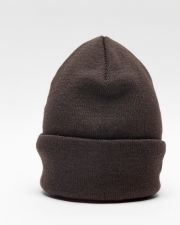 BROWN MEN'S KNITTED CAP