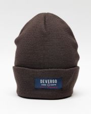 BROWN MEN'S KNITTED CAP