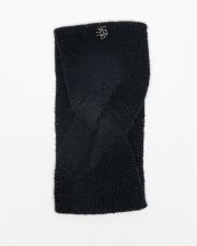 BLACK WOMEN'S KNITTED HEADBAND