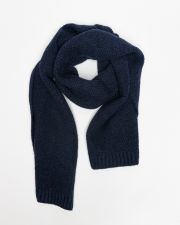 BLUE WOMEN'S KNITTED SCARF