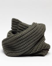 KHAKI MEN'S KNITTED SCARF