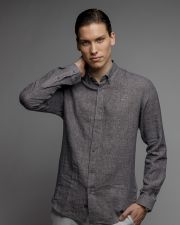 BLACK MEN'S SHIRT