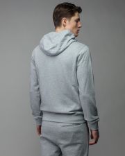 GREY MEN'S ZIP SWEATER