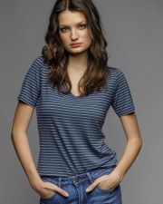 BLUE WOMEN'S SHORT SLEEVE T-SHIRT
