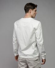 WHITE MEN'S LONG SLEEVE T-SHIRT